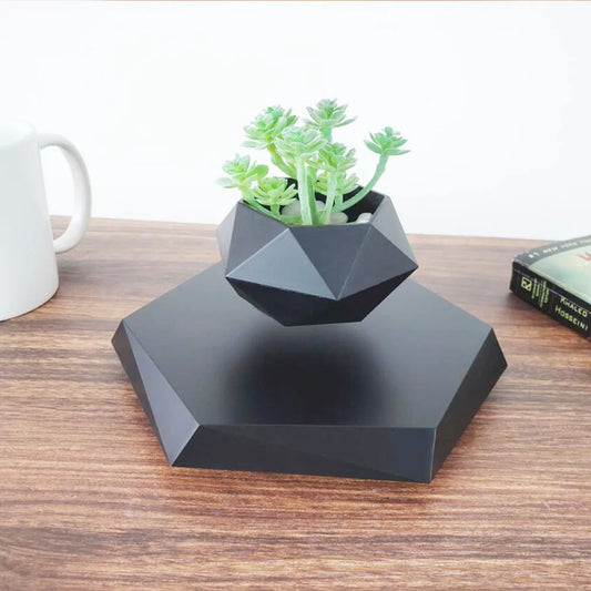 Floating Magnetic Levitating Flower Pot - SassQuality