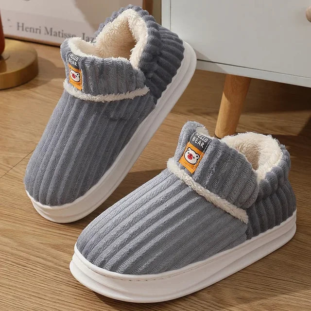 Winter Slippers Warm Plush Slip-On