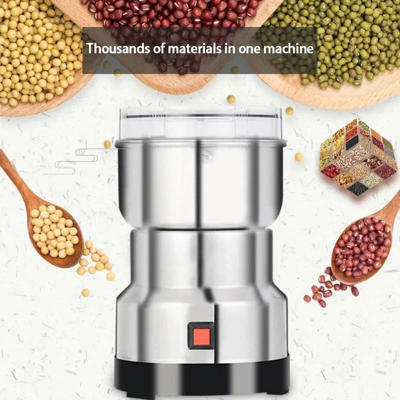 Mini Electric Coffee & Spice Grinder - Essential Kitchen Tool - SassQuality