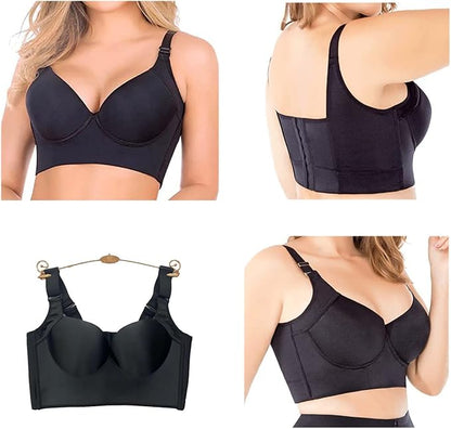 Push-Up Back Smoothing Bra - Black