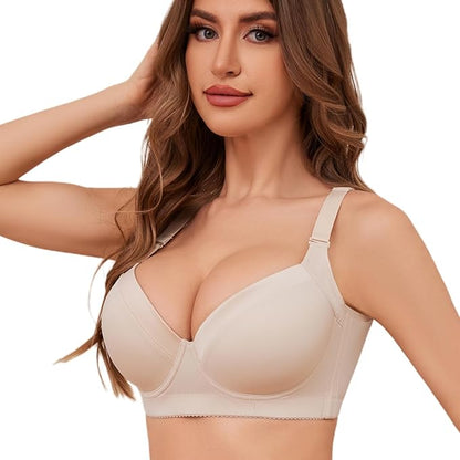 Push-Up Back Smoothing Bra - Beige