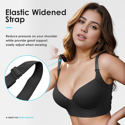 Push-Up Back Smoothing Bra - Black