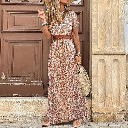 Spring Bohemian Oversized Dress