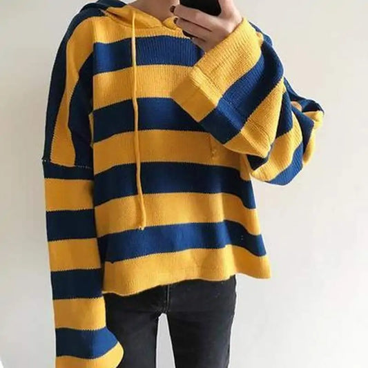 Winter Oversized Striped Sweater