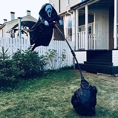 Halloween Ghost Face Scarecrow