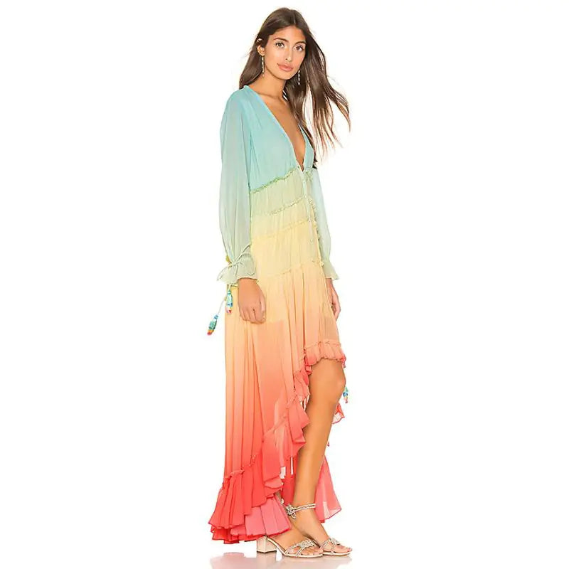 Women's Summer Bohemian Dress - SassQuality