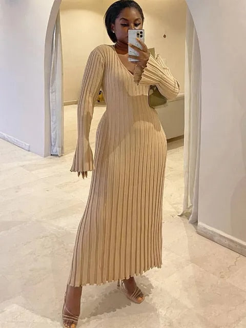 Cozy Midi Dress - SassQuality