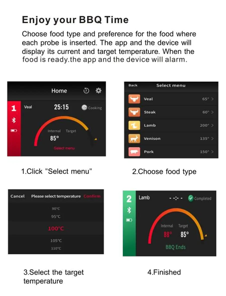 Wireless Kitchen Food Thermometer - SassQuality