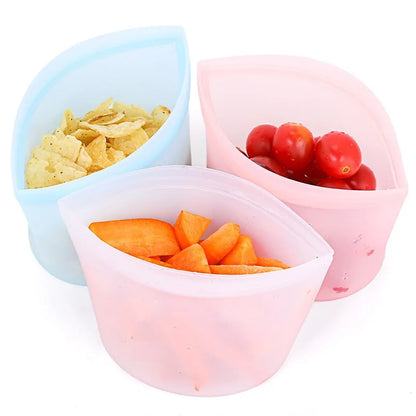 Silicone Food Zip Bag