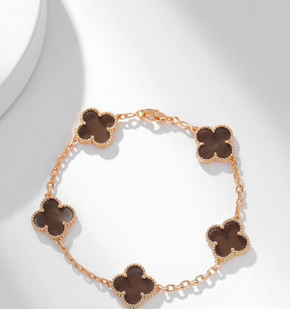Luxury Quality Clover Bracelet 18k Gold - SassQuality