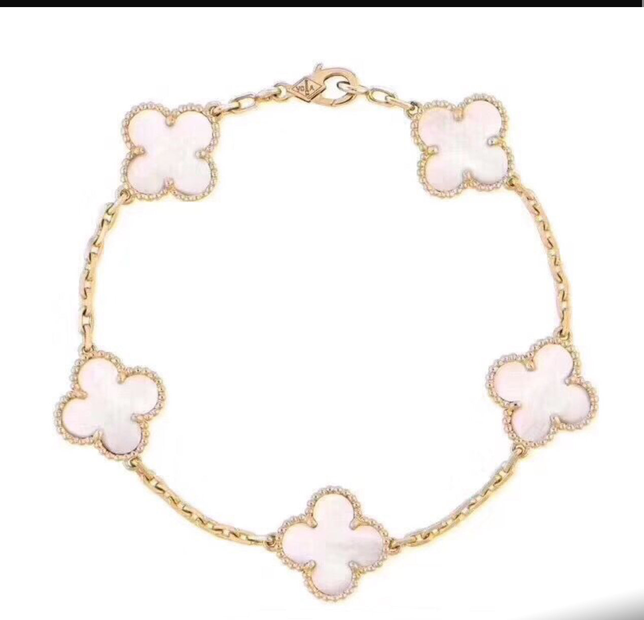 Luxury Quality Clover Bracelet 18k Gold - SassQuality