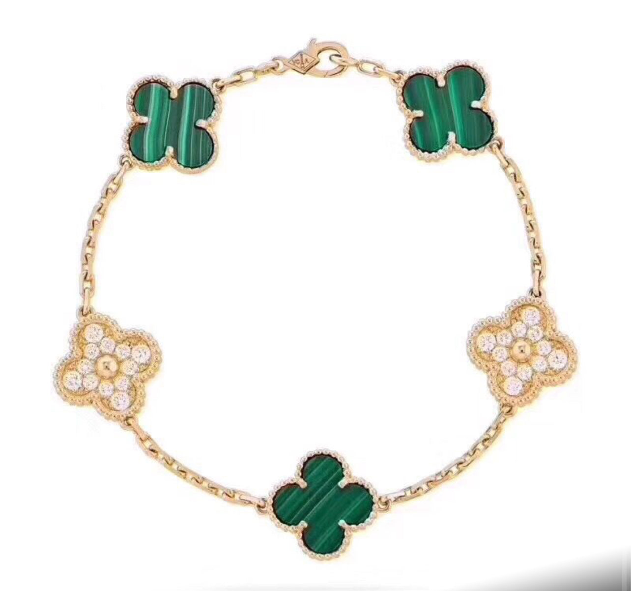 Luxury Quality Clover Bracelet 18k Gold - SassQuality