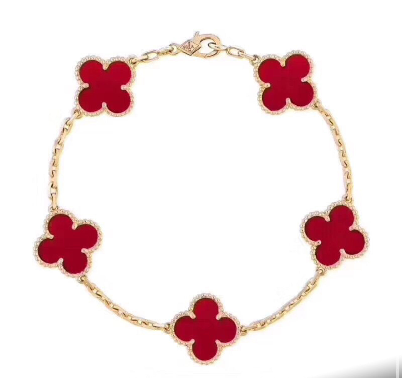 Luxury Quality Clover Bracelet 18k Gold - SassQuality
