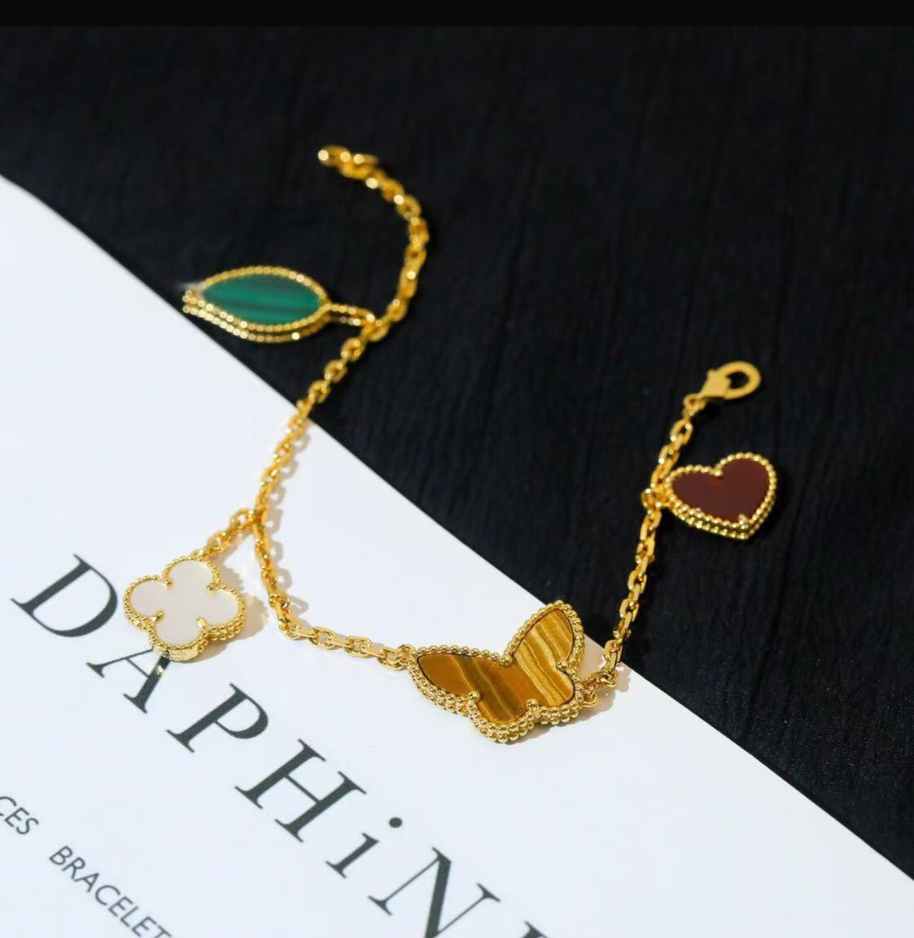 Luxury Quality Clover Bracelet 18k Gold - SassQuality