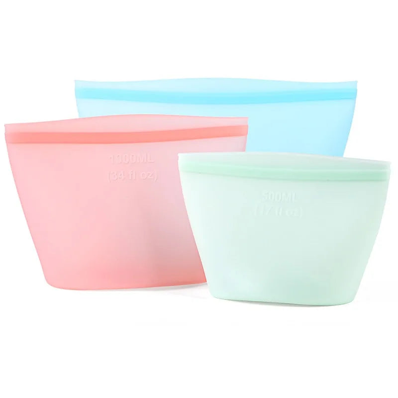 Silicone Food Zip Bag