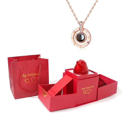 Projection Necklace With Gift Box Mothers Day Sale now 50% off! - SassQuality