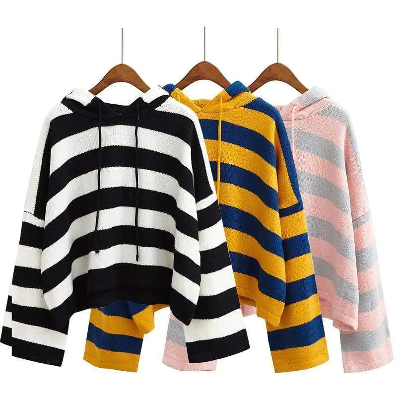 Winter Oversized Striped Sweater