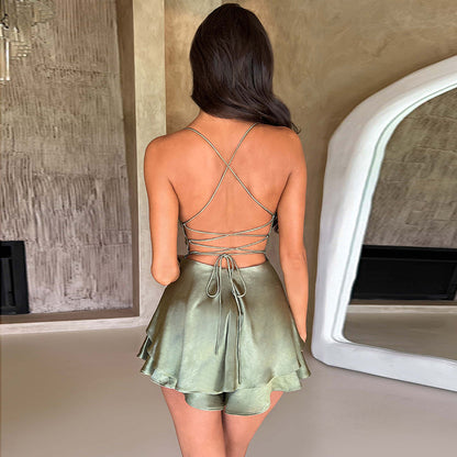 Mini Silk Playsuit - SassQuality