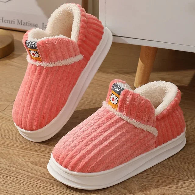 Winter Slippers Warm Plush Slip-On