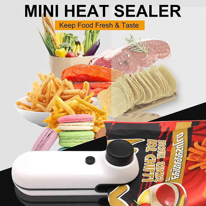 USB Mini Bag Sealer Cutter on Sale 50% off*🍿