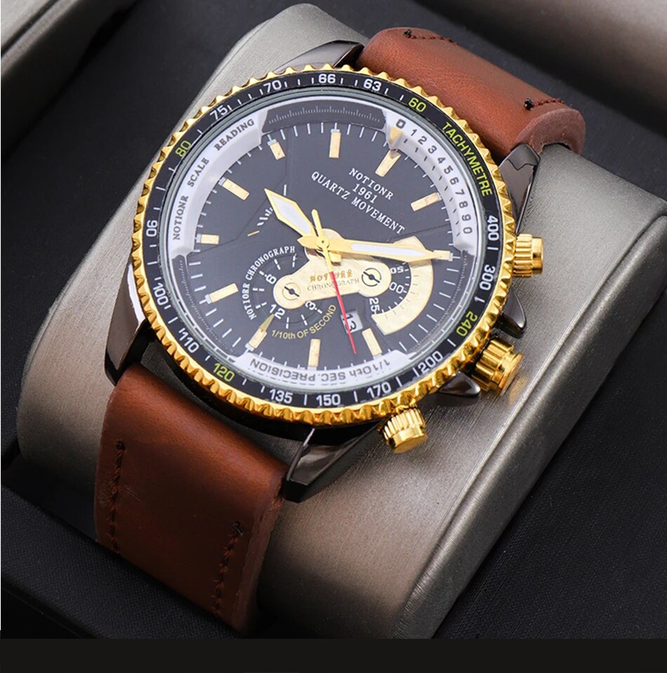 Luxury Man Casual Luminous Clock - SassQuality