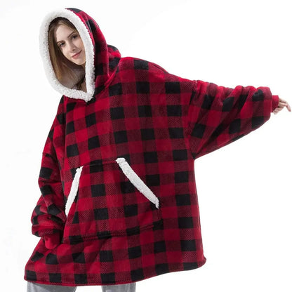 Winter Fleece Oversized Hoodie