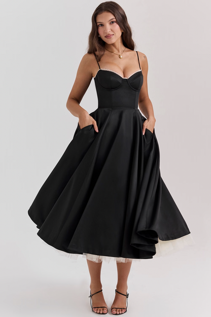 Matilda Tulle Midi Dress – Elegance with a Fairytale Touch