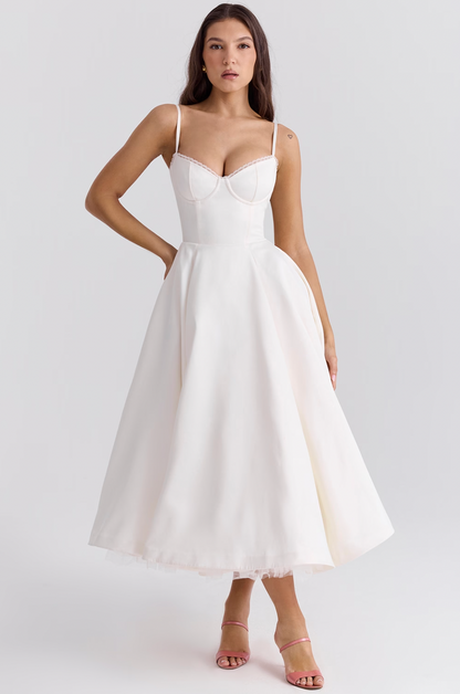 Matilda Tulle Midi Dress – Elegance with a Fairytale Touch