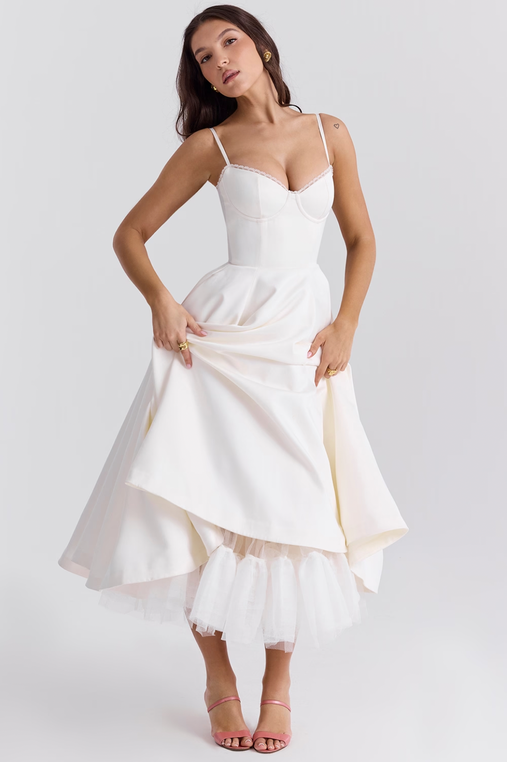 Matilda Tulle Midi Dress – Elegance with a Fairytale Touch