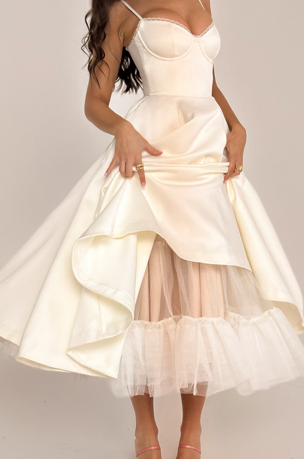 Matilda Tulle Midi Dress – Elegance with a Fairytale Touch