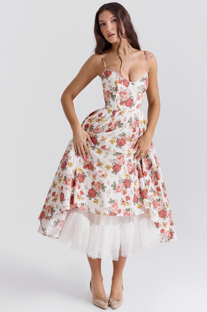 Matilda Tulle Midi Dress – Elegance with a Fairytale Touch