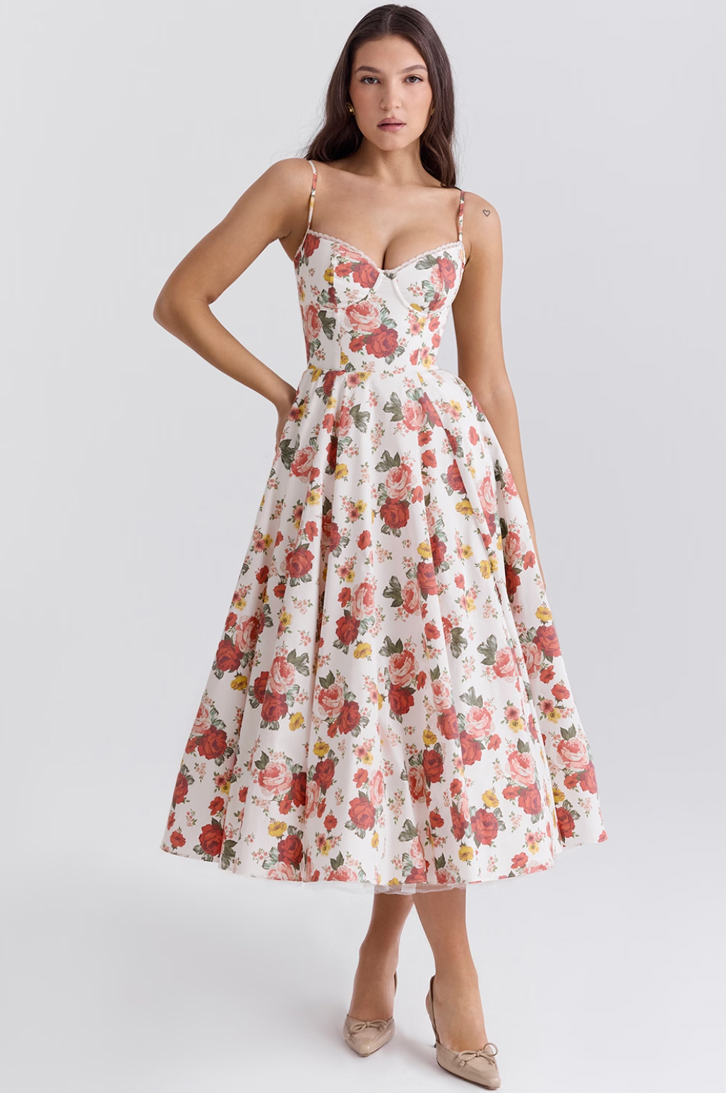 Matilda Tulle Midi Dress – Elegance with a Fairytale Touch