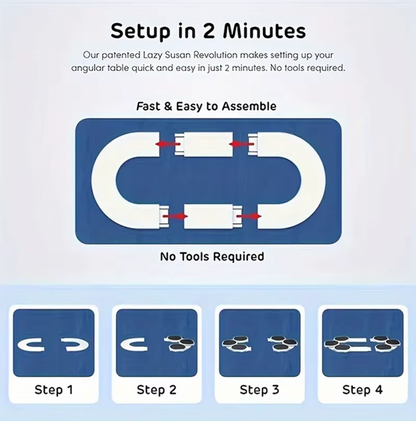 Lazy Susan - Rotating Dining Table Tray