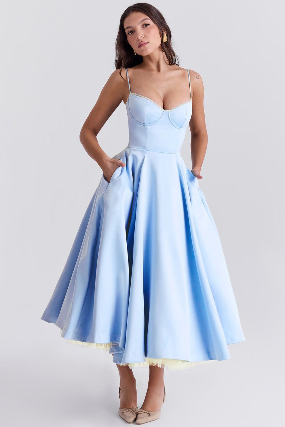 Matilda Tulle Midi Dress – Elegance with a Fairytale Touch