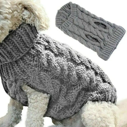 Winter pet Clothes Twist Dog cat Sweaters Warm