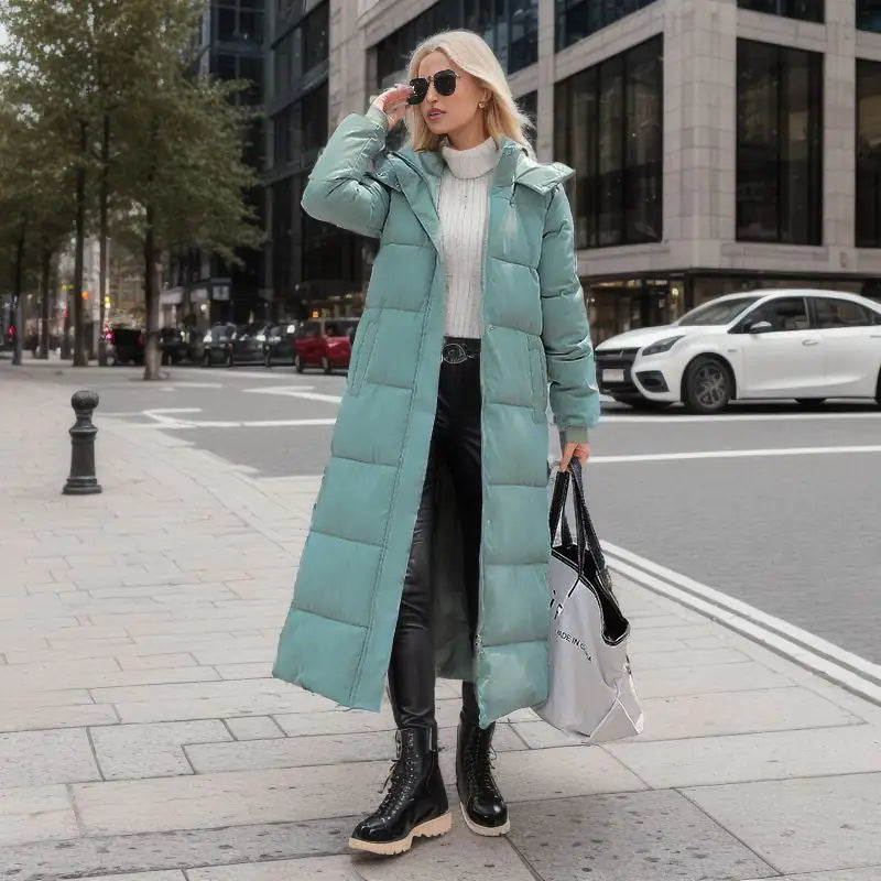 Lisa™ Long Winter Jacket With a Loose Fit