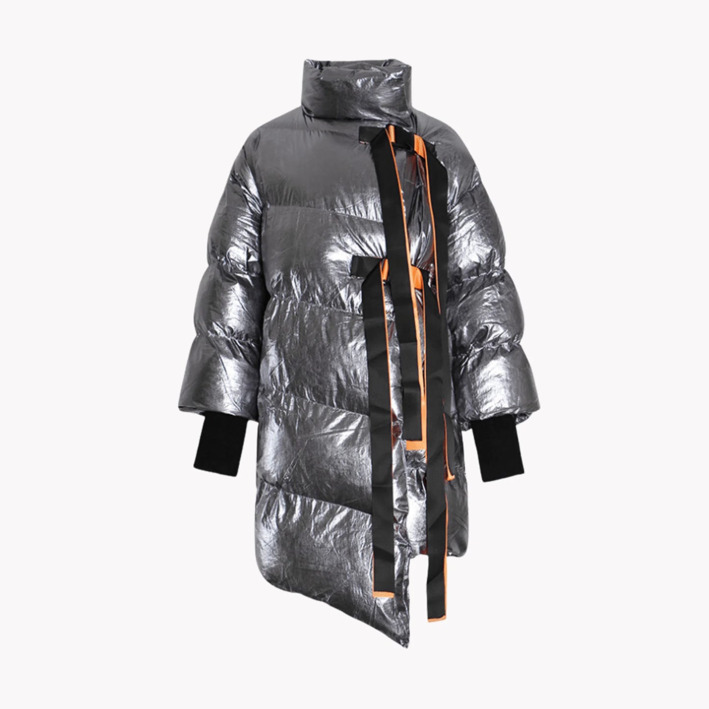 Glossy Quilted Winter Jacket