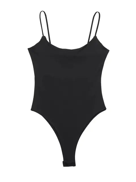 Thin Straps Bodysuit - SassQuality