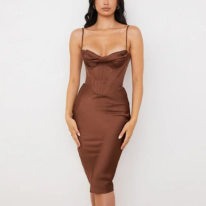 Satin Summer Dress - SassQuality