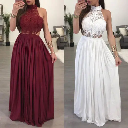 Hot Women Ladies Maxi Summer Long Evening Party Dress - SassQuality