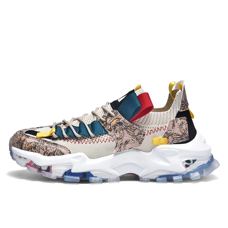 Men's Chunky Sneakers Shoes - SassQuality