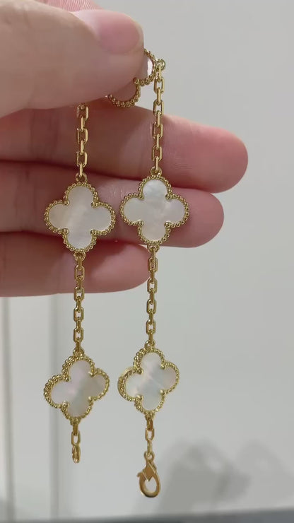 Luxury Quality Clover Bracelet 18k Gold