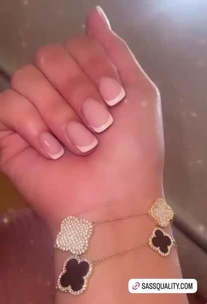 Luxury Quality Clover Bracelet 18k Gold