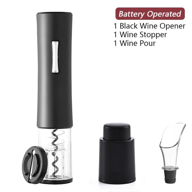 Electric Wine Opener Foil Cutter Jar Opener Kitchen Gadget - SassQuality