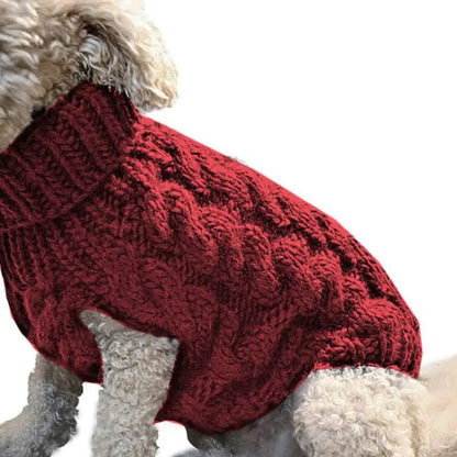 Winter pet Clothes Twist Dog cat Sweaters Warm