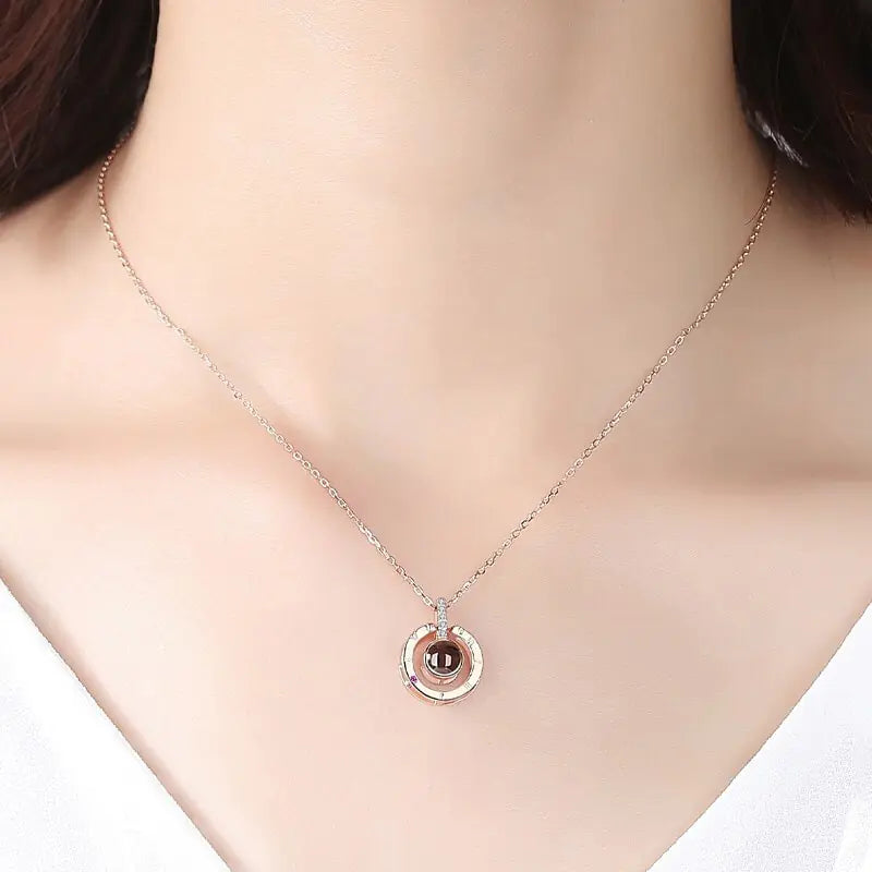 Projection Necklace With Gift Box Mothers Day Sale now 50% off! - SassQuality