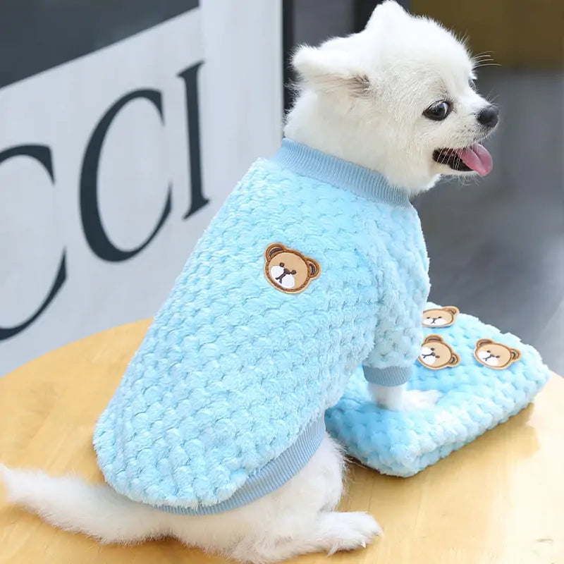 Bear Embroidery Pet Vest - SassQuality