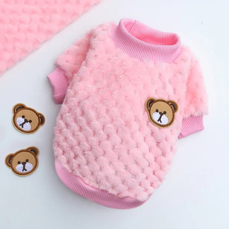 Bear Embroidery Pet Vest - SassQuality