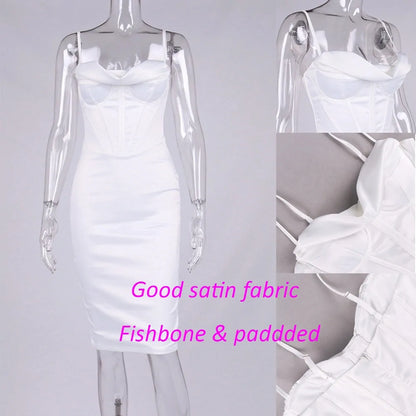 Satin Summer Dress - SassQuality