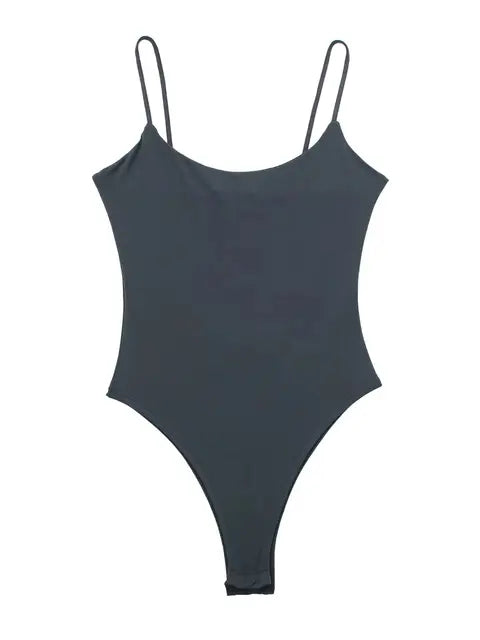 Thin Straps Bodysuit - SassQuality